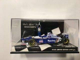 Minichamps 1:43 Damon Hill World Champion 1996,  Williams Renault Fw 18,  Limited