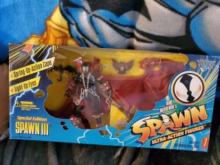 Spawn Iii Series 7 Special Edition Owl Ultra Action Figure With Cape And Light