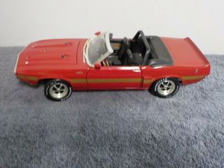 ERTL American Muscle 1:18 Die Cast 1969 Shelby GT - 500 Red Collectors Edition 2