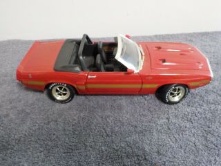 ERTL American Muscle 1:18 Die Cast 1969 Shelby GT - 500 Red Collectors Edition 4