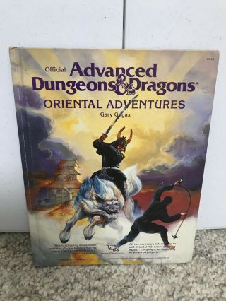 Ad&d Advanced Dungeons & Dragons Oriental Adventures