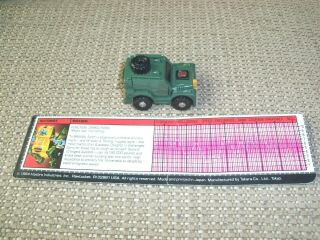 Vintage 1984 Hasbro G1 Transformers Brawn 100 Complete Jeep With Stats Card