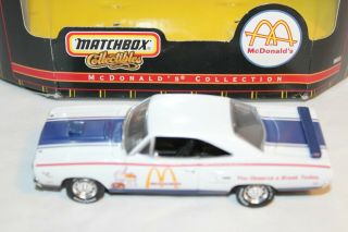 1999 Matchbox Collectibles 1970 Plymouth Road Runner Mcdonalds 1/43 Scale