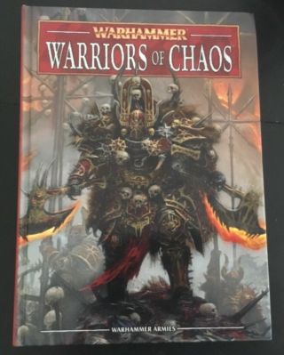 Warhammer Fantasy Warriors Of Chaos Army Book 8th Edition Hardback Oop