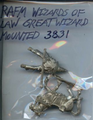 Rafm Wizards Of Law 3831 Great Wizard Mounted Miniature