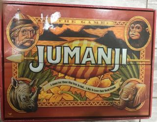 Jumanji The Game In Real Wooden Box Missing Decoder