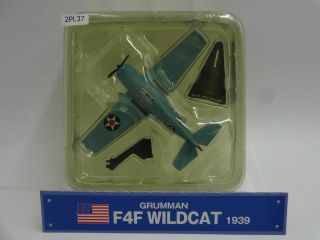Del Prado Grumman F4f Wildcat 1939 1/87scale War Aircraft Diecast Display 37