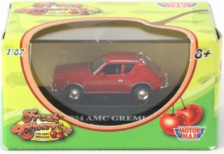 Motor Max Fresh Cherries Diecast 1:87 Ho 1974 Amc Gremlin