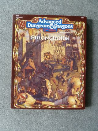 Ad&d 2nd Edition Dungeons & Dragons Strongholds Accessory Unpunched 9353