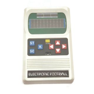 Mattel Electronic Football Handheld Game Classic Retro Style Video Game Euc F/s