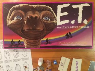 Vintage 1982 E.  T.  The Extra Terrestrial Board Game Parker Brothers Us