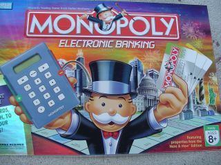 Monopoly Electronic Banking Edition Family Board Game 8,  Parker Brothers 00114