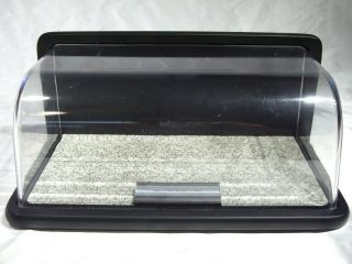 Display Case For 1:24 Scale Models Black And Acrylic 11 1/4 " X 5 " X 7 " Deep