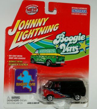 Johnny Lightning 1/64 1977 chevy g20 ' 77 chevrolet Boogie Vans diecast model car 2