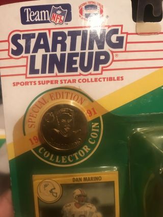 1991 STARTING LINEUP - SLU - NFL - DAN MARINO - MIAMI DOLPHINS 4