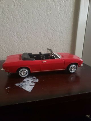 1969 Chevrolet Corvair Monza Red 1/18 Diecast Model Car By Road Signature