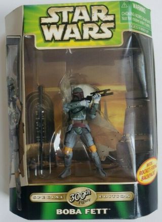 Star Wars Power Of The Force: Boba Fett 300th Special Edition Action Figure