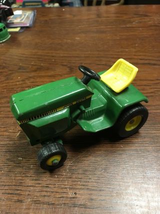 Vintage John Deere Die - Cast Metal Garden Tractor Lawn Mower Toy Ertl Stk 591