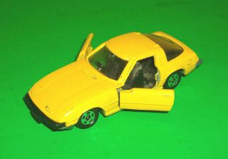Vintage Tomy Tomica No.  50 Yellow Mazda Savanna Rx - 7 Rx7 Made In Japan