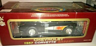 1957 Chevy Corvette Gasser 1:18 Road Signature Diecast Toy Car Nrfb - Black