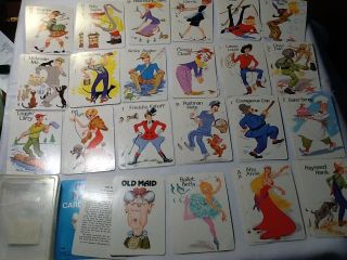 Vintage 1975 Old Maid Card Game Whitman Western Publishing 4902 Complete