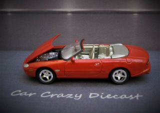 1996 - 2006 Jaguar Xk8 Convertible Red 1/64 Collectible / Diorama Model