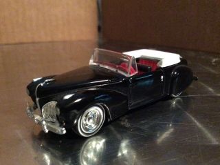 1941 Lincoln Continental V - 12 Cabriolet Top Down 1/64 Scale Limited Ed Loose