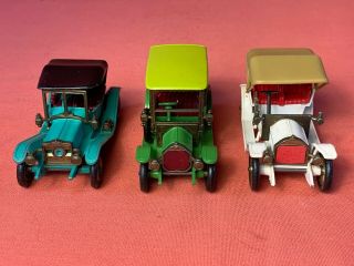 Set of 3 Vintage 1960 ' s Matchbox Die Cast Models of Yesteryear In Boxes 2
