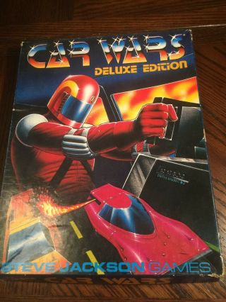 Car Wars Deluxe Edition Box Set Steve Jackson 1986 1301