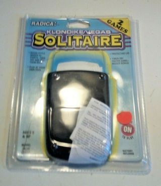 Radica Solitaire Klondike Vegas Handheld Travel Game Model 3620 In Package
