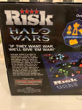 Risk Halo Wars Collectors Edition Complete 5