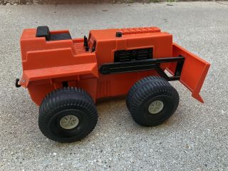 Vintage Ideal Mighty Mo Bulldozer 1973 Friction Motor Power Drive Toy Corp 3
