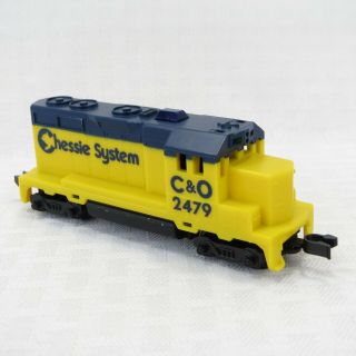 Chessie System C&o Diesel - Vintage 1983 Hot Wheels Railroad Train Engine - Nm