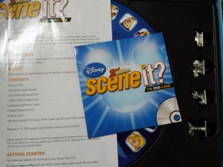Scene It? Disney Board DVD Game 2nd edition complete Pixar Trivia 4