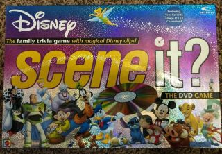 Disney Scene It Board Game Dvd 1st Edition 2004 Complete