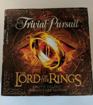 Lord Of The Rings Movie Trilogy Collectors Edition - Trivial Pursuit - Complete