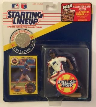 Starting Lineup Vince Coleman 1991 Action Figure