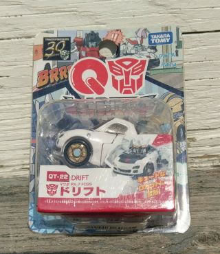 Takara Tomy Choro Q Transformers Qt 22 Autobot Drift Nib