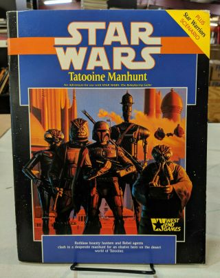 West End Games Star Wars The Roleplaying Game Tatooine Manhunt Adventure (1988)
