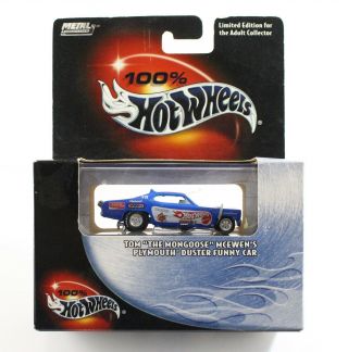 Mcewen Mongoose Plymouth Duster Funny Car Hotwheels 100 1:64 Diecast 54543