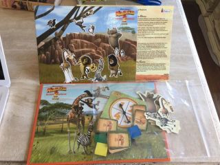 Madagascar Escape 2 Africa Board Game Ages 5,  2 To 4 Players For Kids No Box