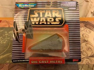 Star Wars Galoob Micro Machines Imperial Star Destroyer Die - Cast Metal Toy Cl