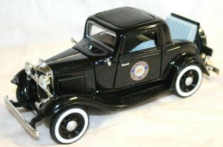 Rare Black 1932 Ford 3 Window Coupe California Highway Patrol Car W/rumble Seat