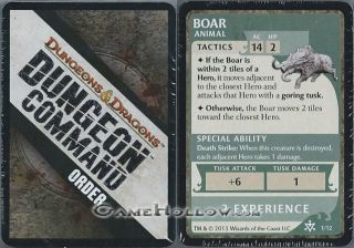 D&d Miniatures Dungeon Command Order Creature Monster Card Set Blood Of Gruumsh