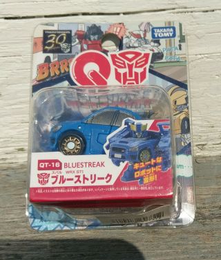 Takara Tomy Choro Q Transformers Qt 16 Autobot Bluestreak Nib