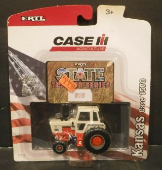 Case Ih State Tractor Series 15 Kansas Case 1570 Die - Cast 1/64th Scale