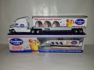 Speccast Cooper Tires Diecast Freightliner Tractor Trailer With Arnold Palmer