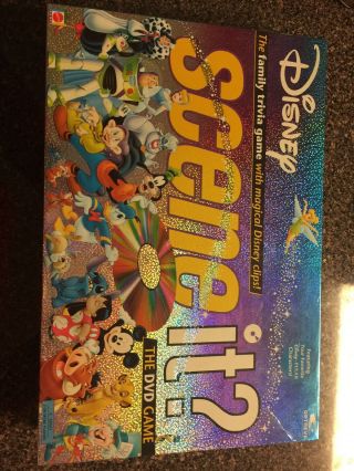 Disney Scene It Dvd Board Game - 1st Edition,  Complete.
