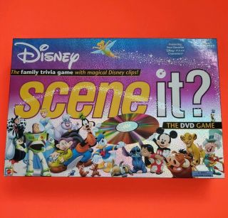 Disney “scene It?” Dvd Game - 2004 Edition.  Complete Collectible