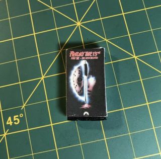 1/6 Custom Vhs Horror Rental Tape Accessory Friday The 13th Part 7